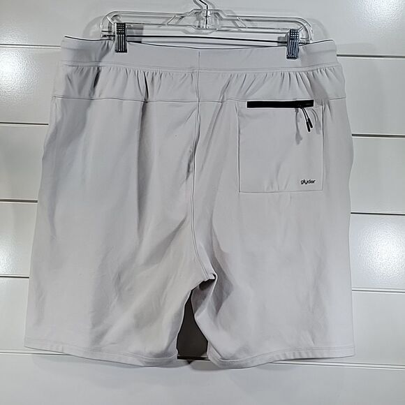 Glyder Running Shorts - White - Picture 4 of 5